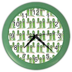 Prickle Plants Color Wall Clock by ArtByAng