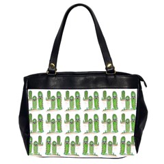 Prickle Plants Oversize Office Handbag (2 Sides) by ArtByAng