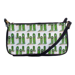 Prickle Plants Shoulder Clutch Bag by ArtByAng