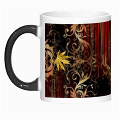 Mary Jane Burgundy Black And Gold Bedsheets  Morph Mugs by flipstylezfashionsLLC