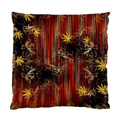 Mary Jane Burgundy Black And Gold Bedsheets  Standard Cushion Case (two Sides) by flipstylezfashionsLLC