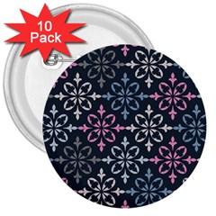 Background Wallpaper Abstract Art 3  Buttons (10 Pack)  by Nexatart