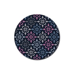 Background Wallpaper Abstract Art Rubber Coaster (round)  by Nexatart