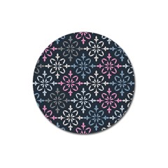 Background Wallpaper Abstract Art Magnet 3  (round) by Nexatart