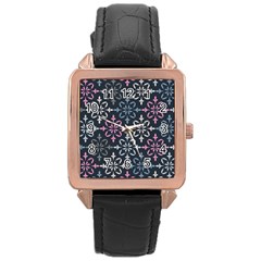 Background Wallpaper Abstract Art Rose Gold Leather Watch  by Nexatart