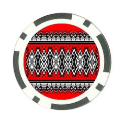 Decoration Pattern Style Retro Poker Chip Card Guard by Nexatart