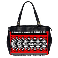 Decoration Pattern Style Retro Oversize Office Handbag (2 Sides) by Nexatart