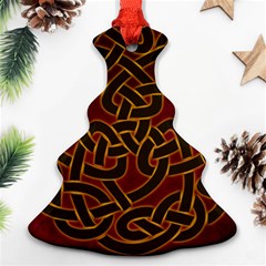 Beautiful Art Pattern Christmas Tree Ornament (two Sides) by Nexatart