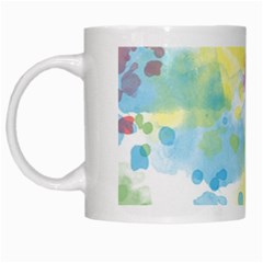 Abstract Pattern Color Art Texture White Mugs by Nexatart