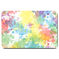 Abstract Pattern Color Art Texture Large Doormat  by Nexatart