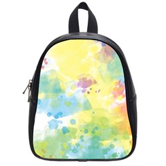 Abstract Pattern Color Art Texture School Bag (small) by Nexatart