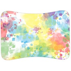 Abstract Pattern Color Art Texture Velour Seat Head Rest Cushion by Nexatart