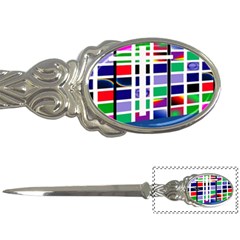 Color Graffiti Pattern Geometric Letter Opener by Nexatart