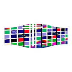 Color Graffiti Pattern Geometric Stretchable Headband by Nexatart