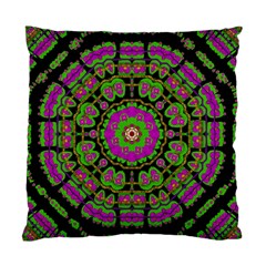 Flowers And More Floral Dancing A Happy Dance Standard Cushion Case (Two Sides)