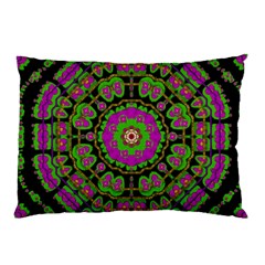 Flowers And More Floral Dancing A Happy Dance Pillow Case