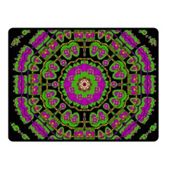 Flowers And More Floral Dancing A Happy Dance Fleece Blanket (Small)