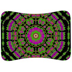 Flowers And More Floral Dancing A Happy Dance Velour Seat Head Rest Cushion