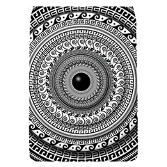 Graphic Design Round Geometric Removable Flap Cover (s) by Nexatart