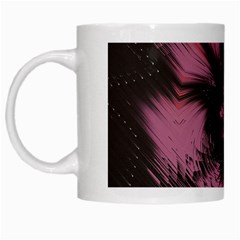 Glitch Glitch Art Grunge Distortion White Mugs by Nexatart