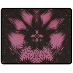 Glitch Glitch Art Grunge Distortion Fleece Blanket (medium)  by Nexatart