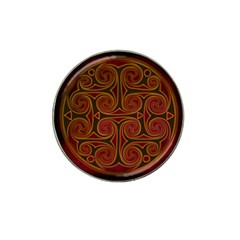 Beautiful Art Pattern Hat Clip Ball Marker by Nexatart