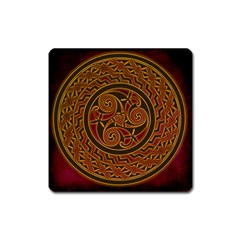 Beautiful Art Pattern Square Magnet