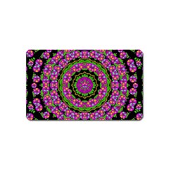 Flowers And More Floral Dancing A Power Peace Dance Magnet (name Card) by pepitasart