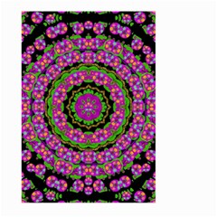 Flowers And More Floral Dancing A Power Peace Dance Large Garden Flag (two Sides) by pepitasart