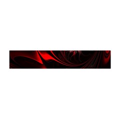 Red Black Abstract Curve Dark Flame Pattern Flano Scarf (mini) by Nexatart