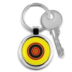 Art Decoration Wallpaper Bright Key Chains (round)  by Nexatart