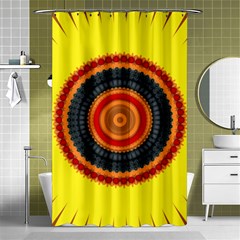 Art Decoration Wallpaper Bright Shower Curtain 48  X 72  (small)  by Nexatart