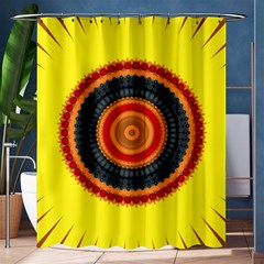 Art Decoration Wallpaper Bright Shower Curtain 60  X 72  (medium)  by Nexatart