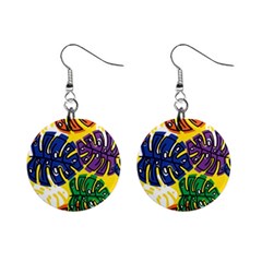 Design Decoration Decor Pattern Mini Button Earrings by Nexatart