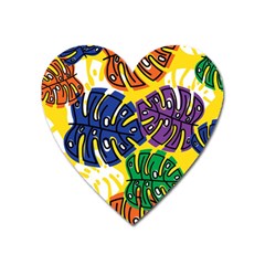 Design Decoration Decor Pattern Heart Magnet by Nexatart