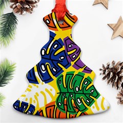 Design Decoration Decor Pattern Christmas Tree Ornament (two Sides) by Nexatart