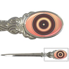 Ornamental Shape Concentric Round Letter Opener by Nexatart