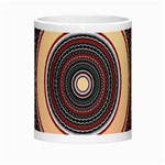 Ornamental Shape Concentric Round Morph Mugs Center