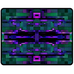 Abstract Pattern Desktop Wallpaper Fleece Blanket (medium)  by Nexatart