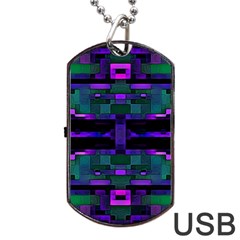 Abstract Pattern Desktop Wallpaper Dog Tag Usb Flash (one Side) by Nexatart