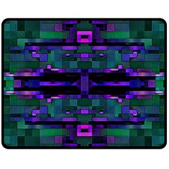 Abstract Pattern Desktop Wallpaper Double Sided Fleece Blanket (medium)  by Nexatart