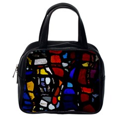 Art Bright Lead Glass Pattern Classic Handbag (one Side) by Nexatart