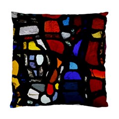 Art Bright Lead Glass Pattern Standard Cushion Case (one Side) by Nexatart