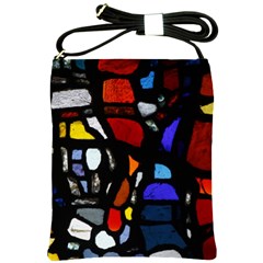 Art Bright Lead Glass Pattern Shoulder Sling Bag by Nexatart