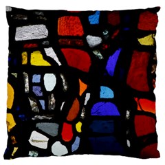 Art Bright Lead Glass Pattern Large Cushion Case (one Side) by Nexatart