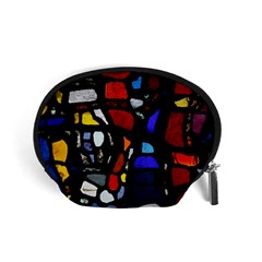 Art Bright Lead Glass Pattern Accessory Pouch (small) by Nexatart