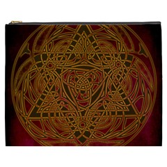 Beautiful Art Pattern Cosmetic Bag (xxxl) by Nexatart