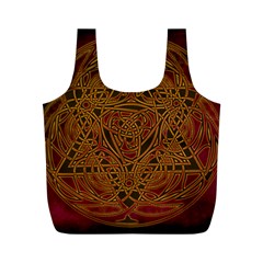 Beautiful Art Pattern Full Print Recycle Bag (m) by Nexatart