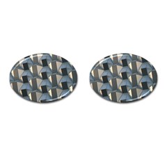 3d Pattern Texture Form Background Cufflinks (oval) by Nexatart