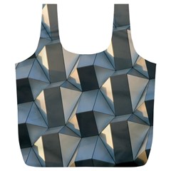 3d Pattern Texture Form Background Full Print Recycle Bag (xl) by Nexatart